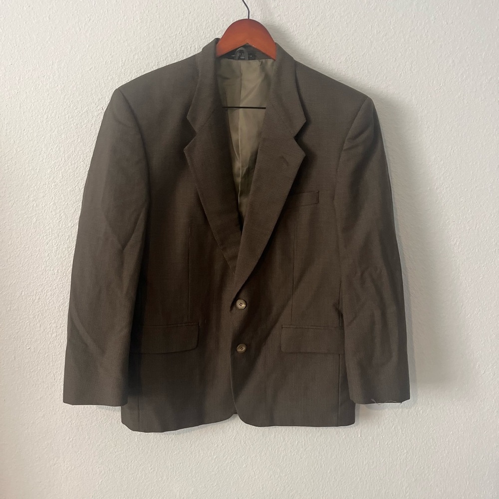 Oleg Cassini Dark Brown Men's‎ Blazer